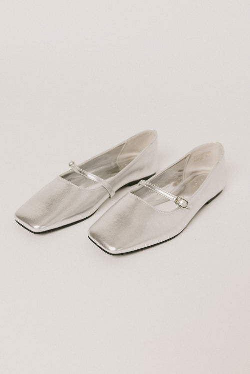 silver shoes