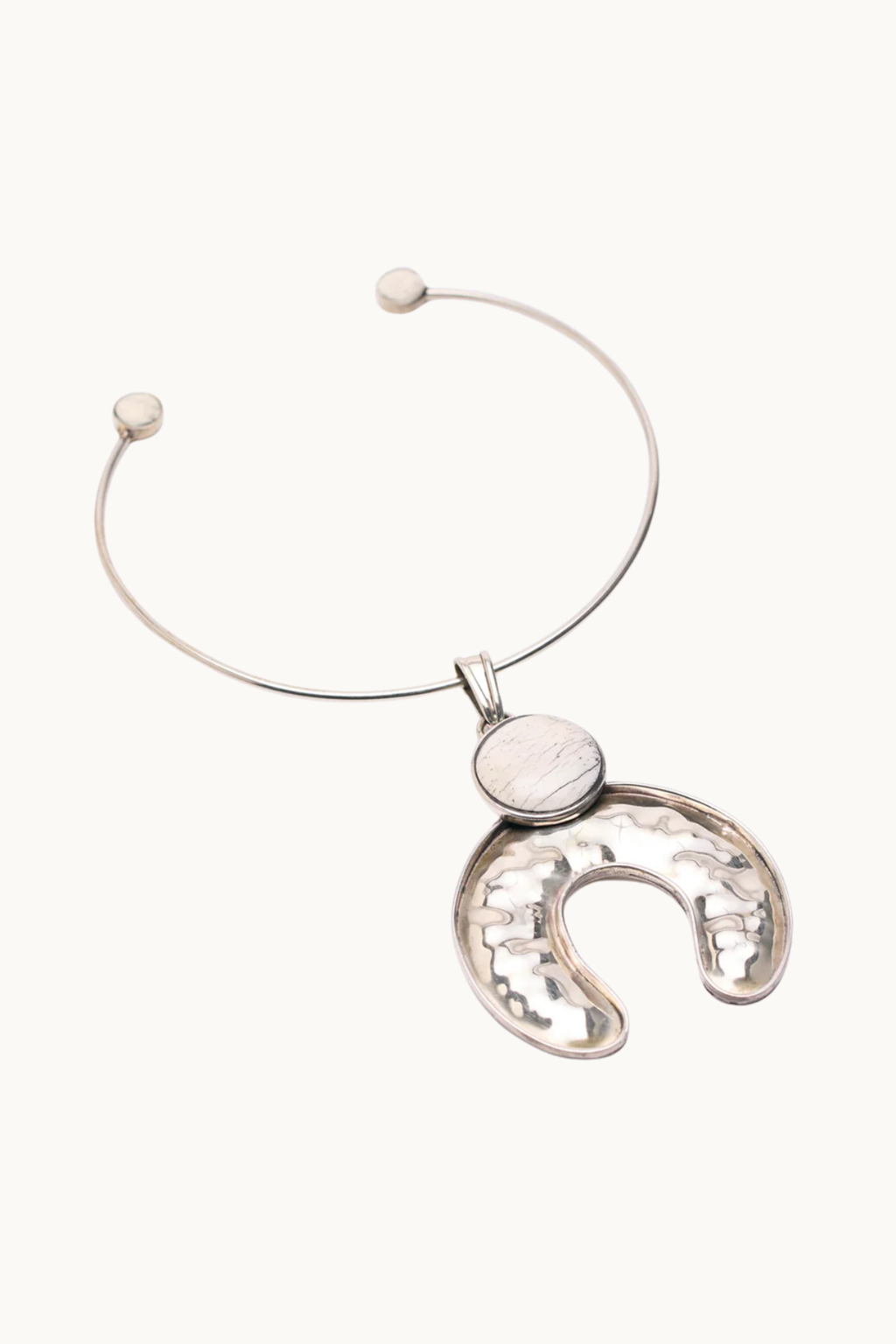 Alabarda Alpaca Metal Necklace