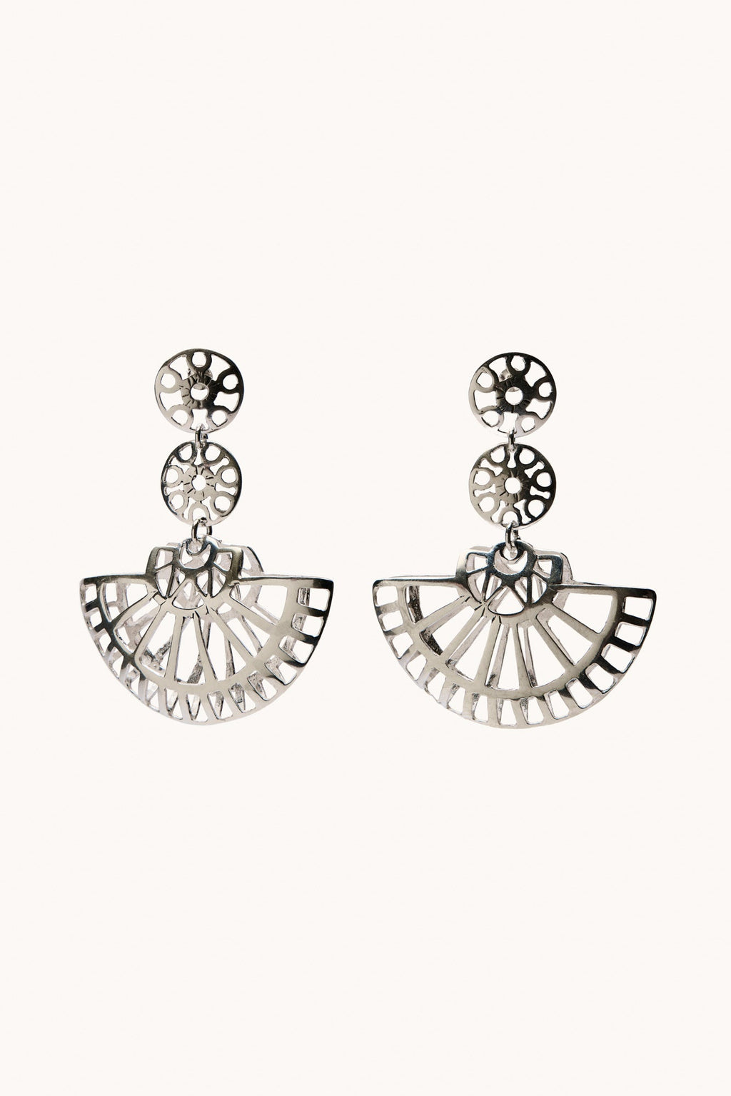 Witral Silver Double Earrings