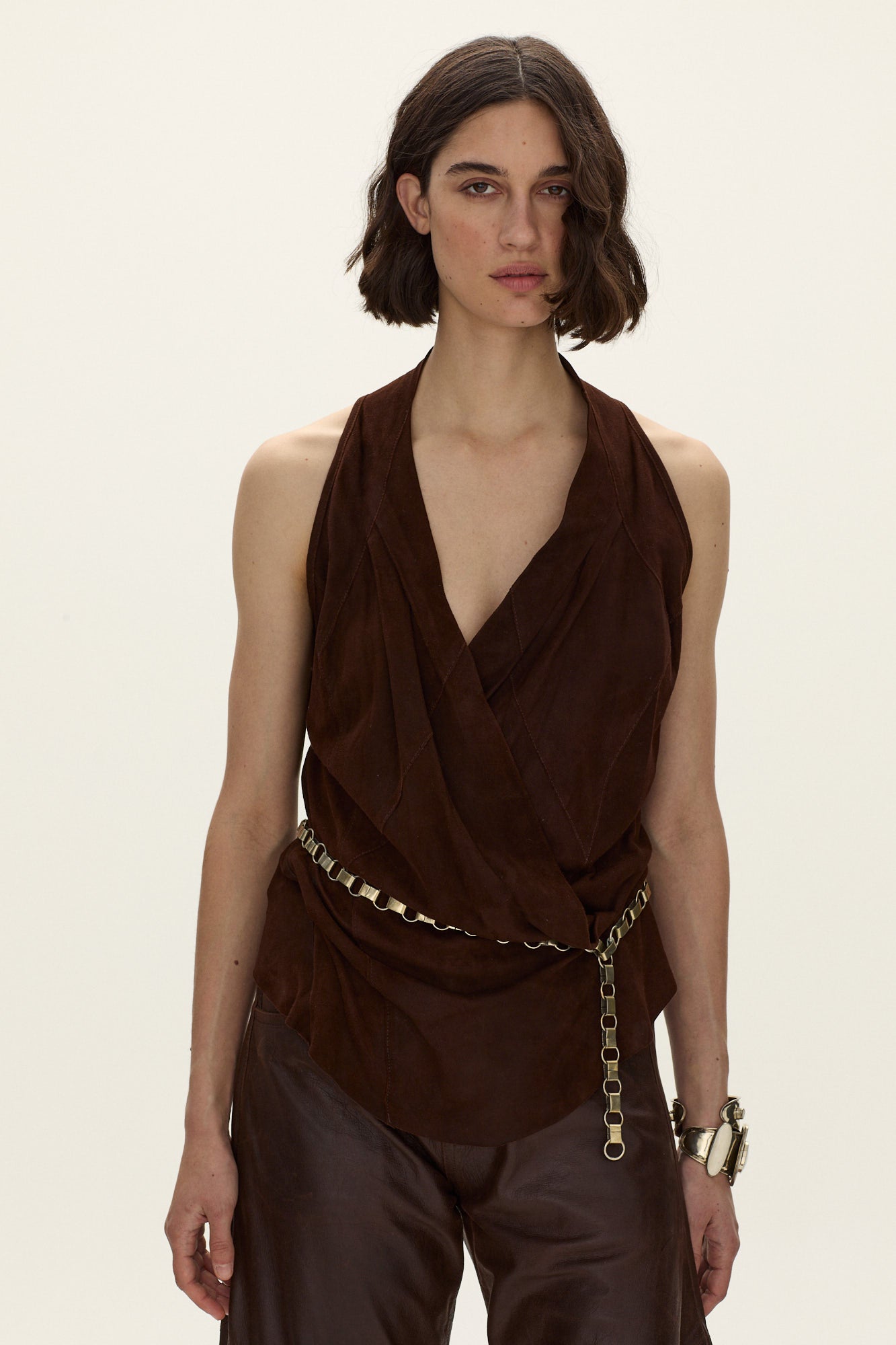 Fuste Suede Top