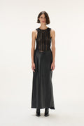 Manada Leather Skirt