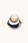 Sican Large Alpaca Metal Brooch
