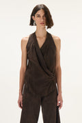 Fuste Suede Top