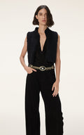 Lira Curly Wool Knit Vest