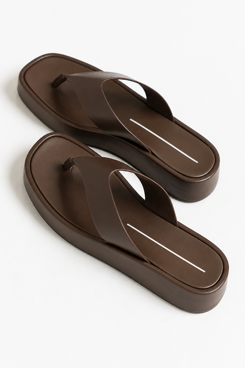 Lola Platform Sandal in Brown